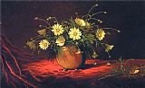 Yellow Daisies in a Bowl by Martin Johnson Heade